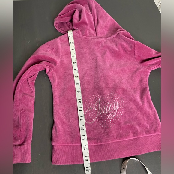Girl’s Juicy Couture Velour Hoodie - Picture 8 of 8